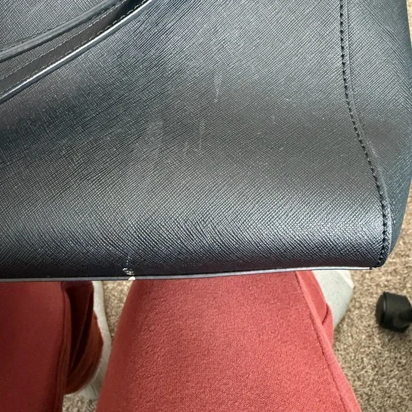 Tory Burch Black Leather Shoulder Bag - Picture 7 of 7